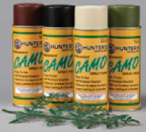 Hunters Specialties SprayPaint With Leaf Stencil 12 oz. 4 pk. Model: 00320